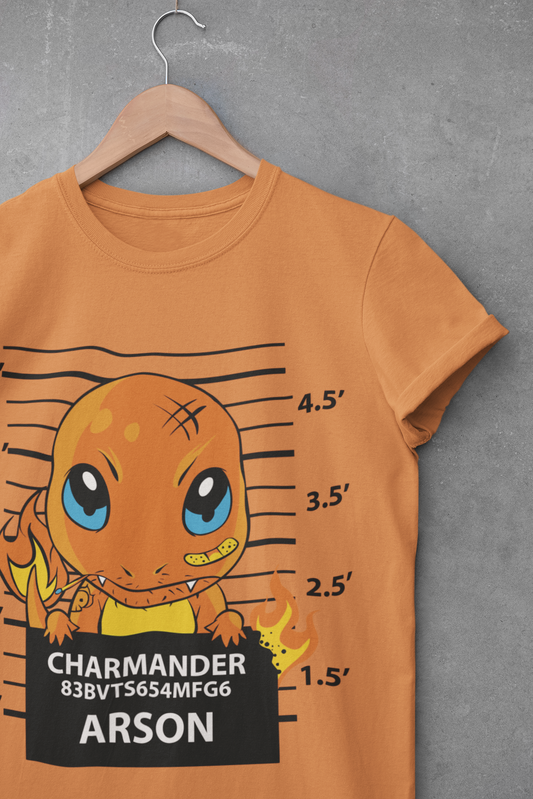 Charmander Mugshot Shirt