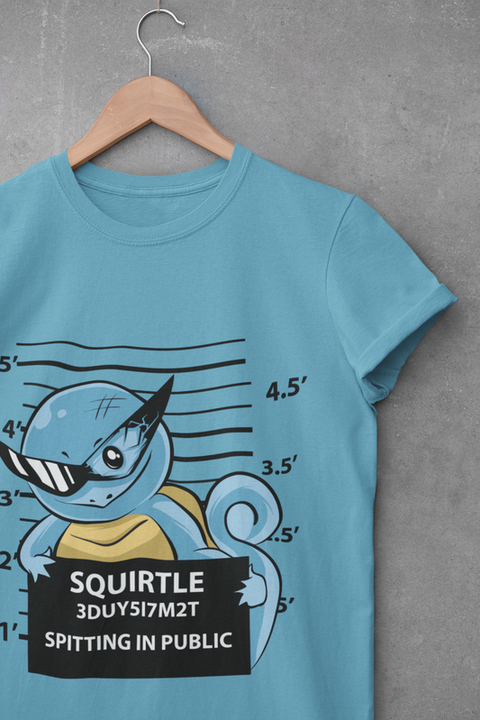 Squirtle Mugshot Shirt