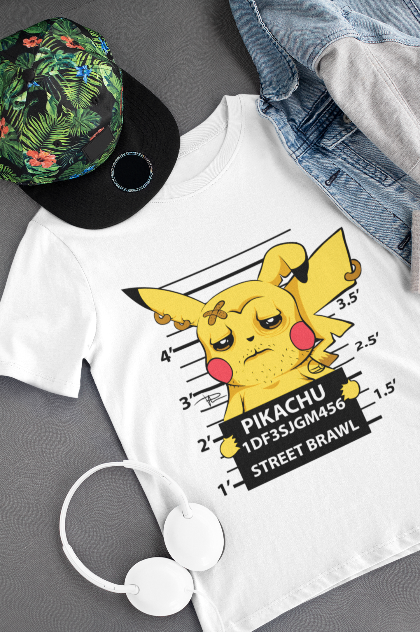 Pikachu Mugshot Shirt